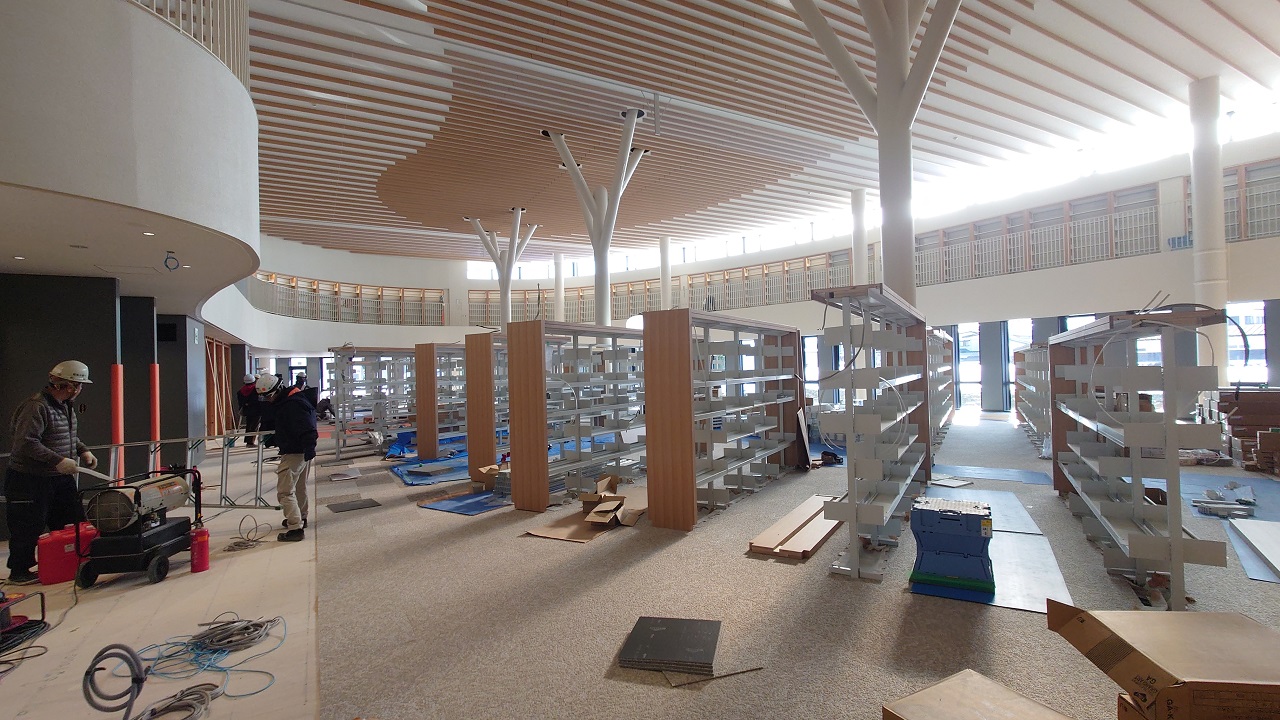 図書館内部の様子