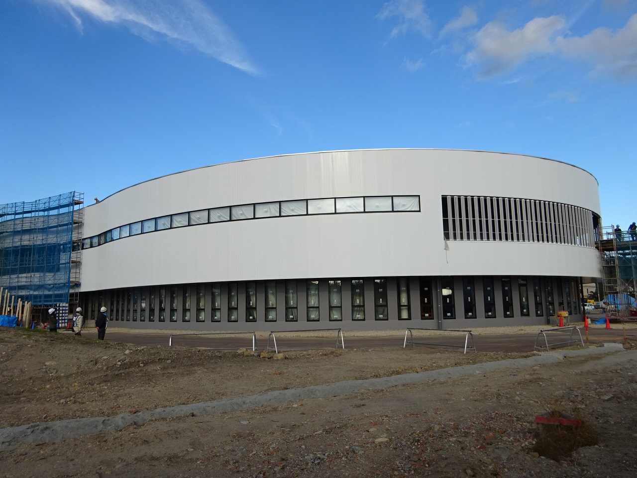 建物南西部の様子