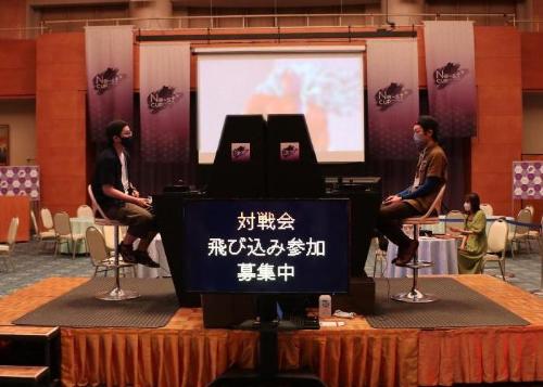 eスポーツイベントで行われた対戦会の写真