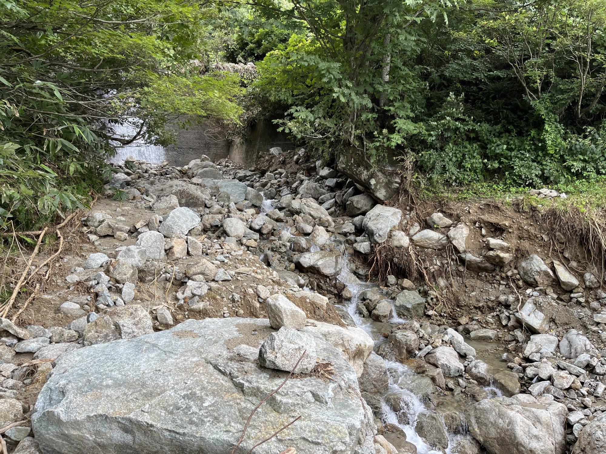 草岡コースの豪雨被害状況4