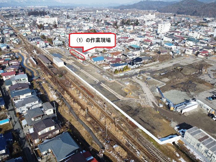 新庁舎全景(上空)