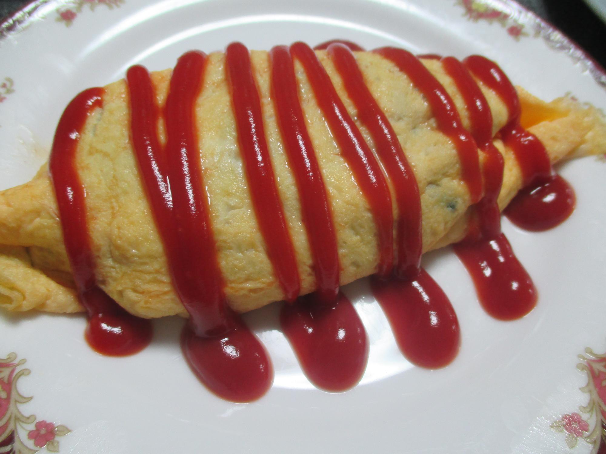 行者菜オムレツ