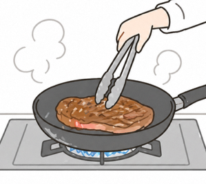 肉は十分加熱しよう