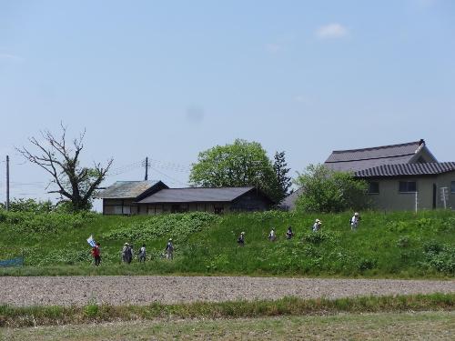 福田川周辺から折り返しの写真