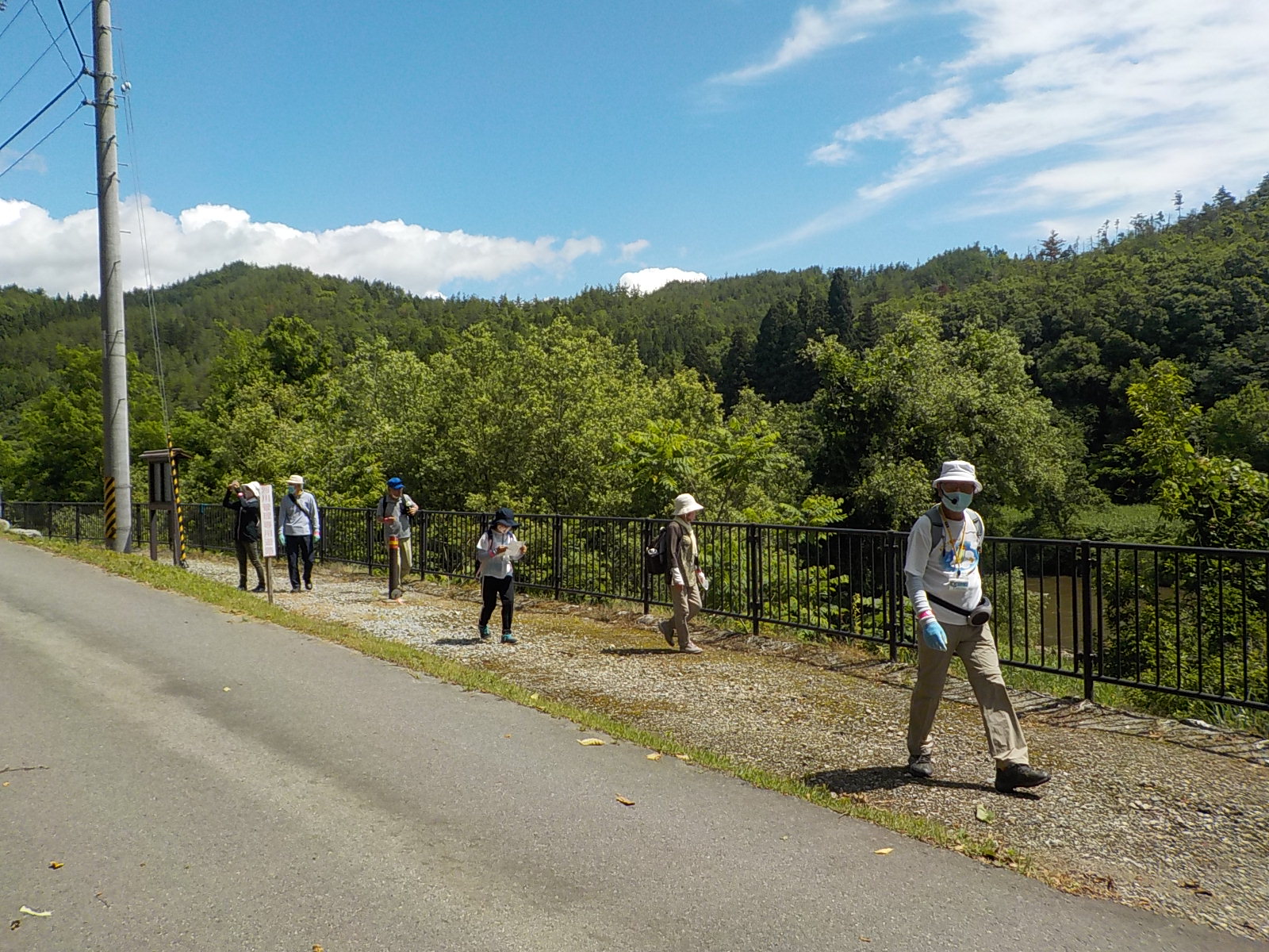 最上川トロッコ道