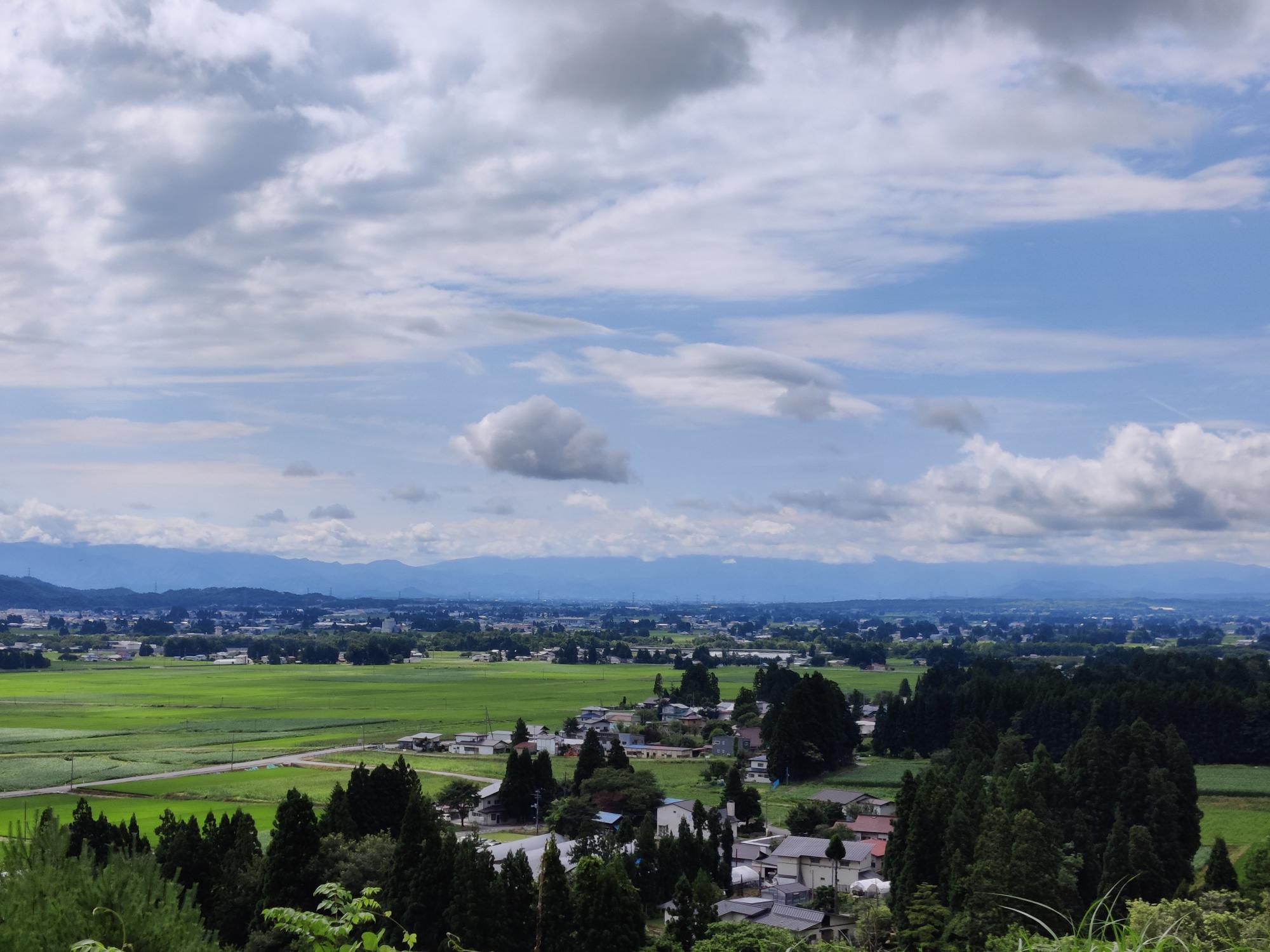 白山森頂上からの眺め