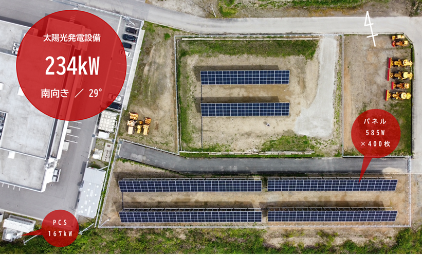 調理場太陽光発電所の画像