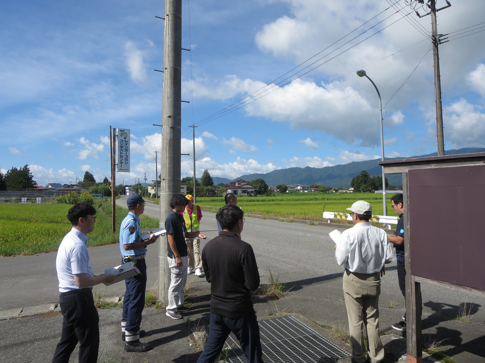 致芳小学校区通学路安全点検