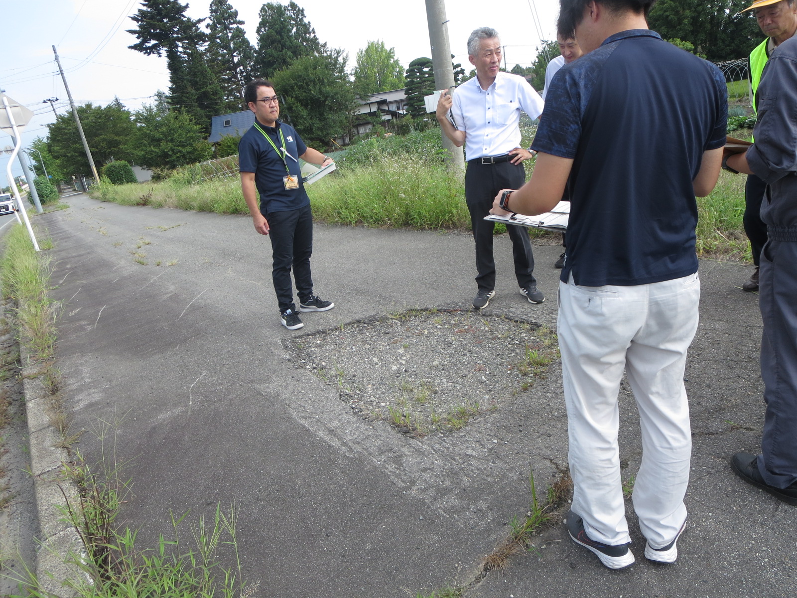 豊田小学校区通学路安全点検